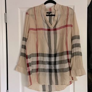 Burberry print tunic sz L *never been worn*